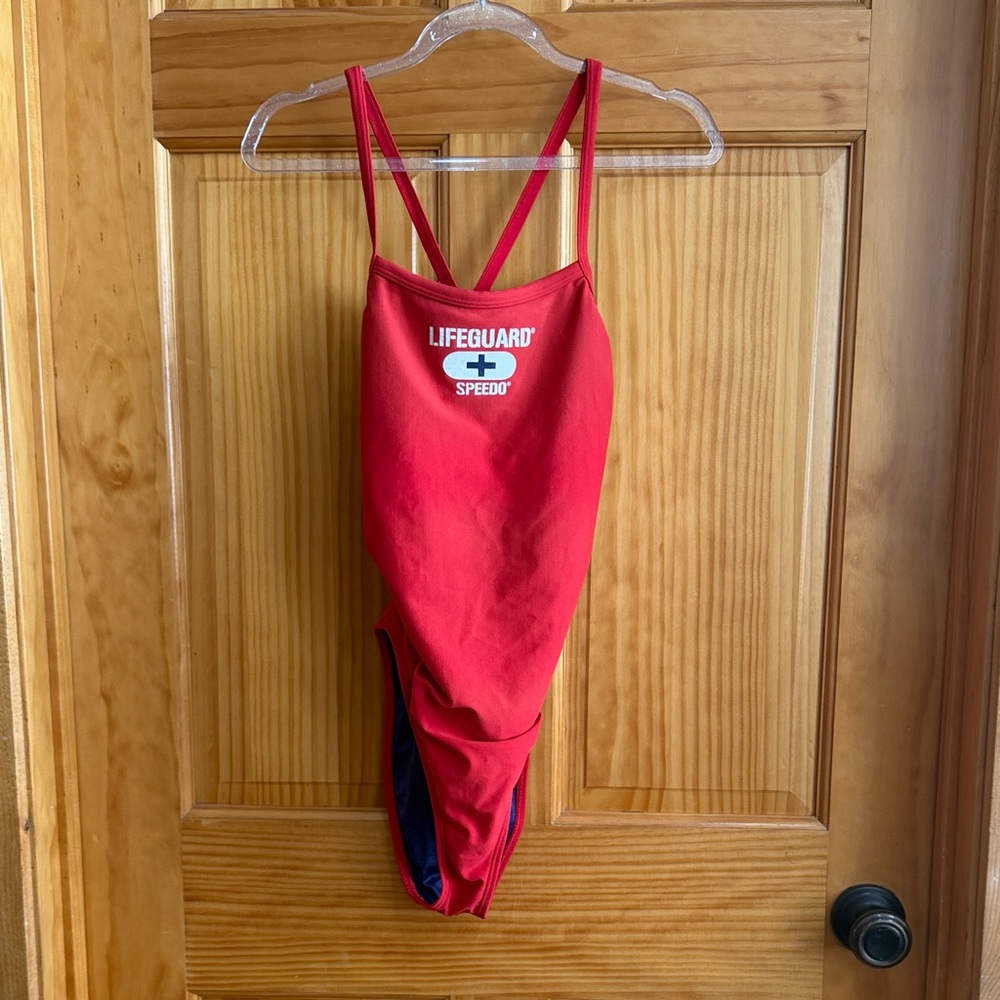 SPEEDO | Lifeguard Red One Piece Swimsuit